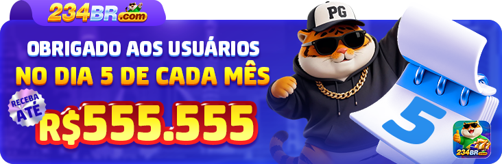 OBRIGADO AOS USUARIOS NO DIA 5 DE CADA MES R$555.555